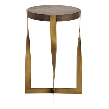 Brass Accent Table