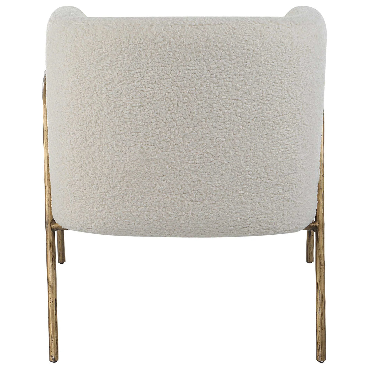 Boucle Barrel Accent Chair