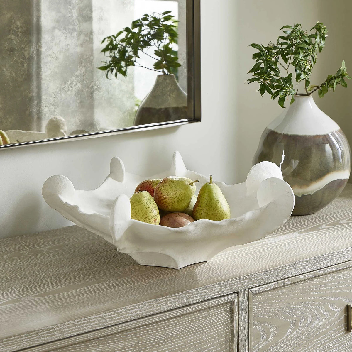 White Outdoor Bowl