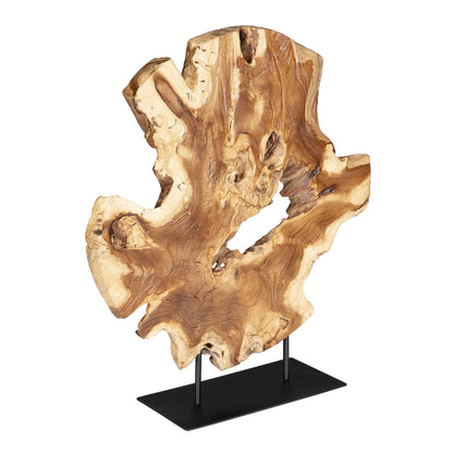 Tamarind Wood & Metal Sculpture