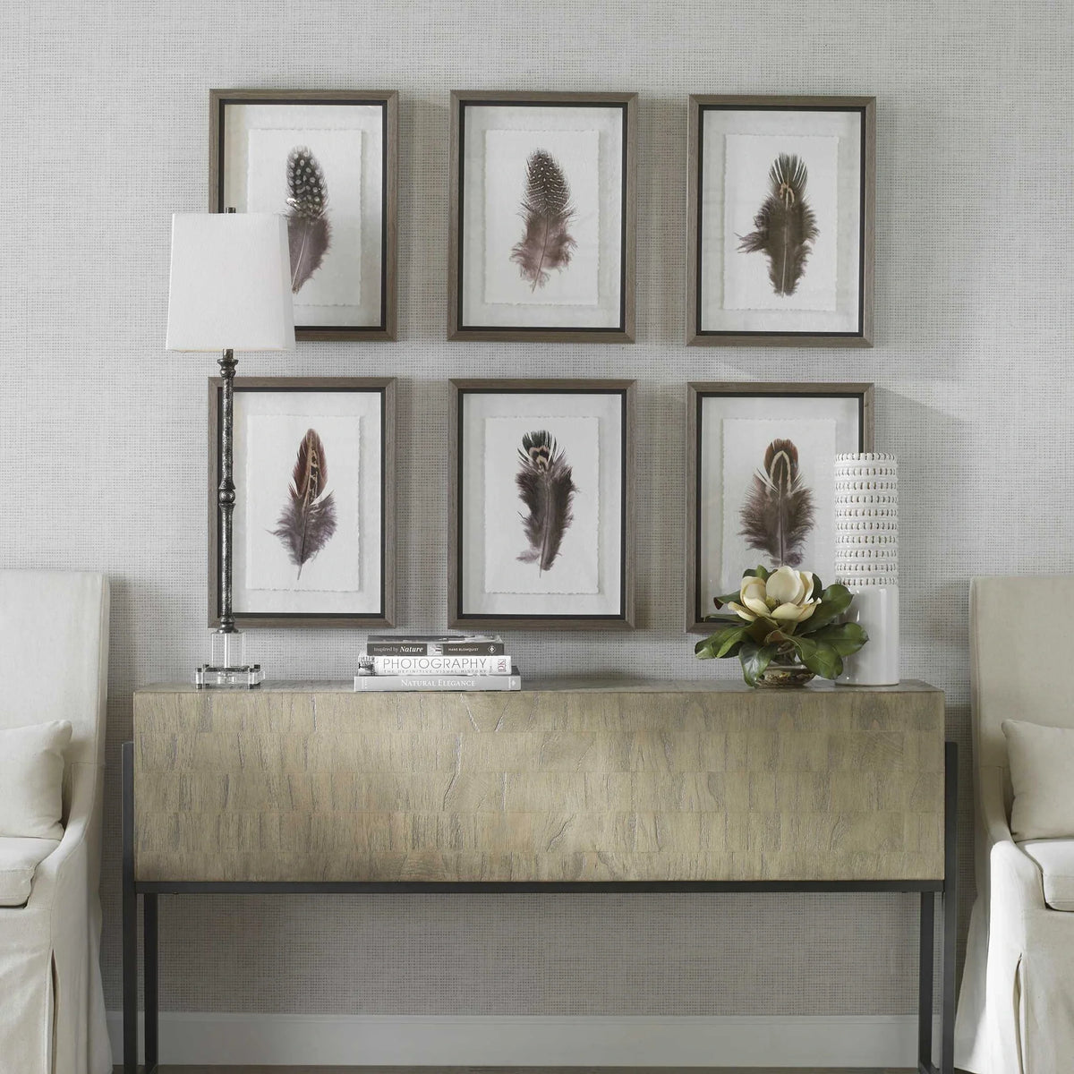 Birds of a Feather Framed Prints Set/6