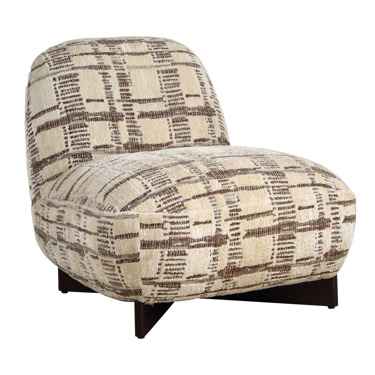 Modern Armless Accent Chair