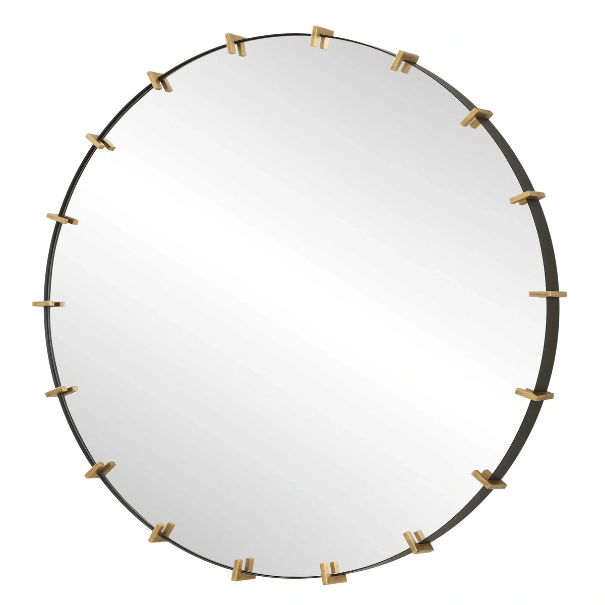 Industrial Iron Strap Mirror