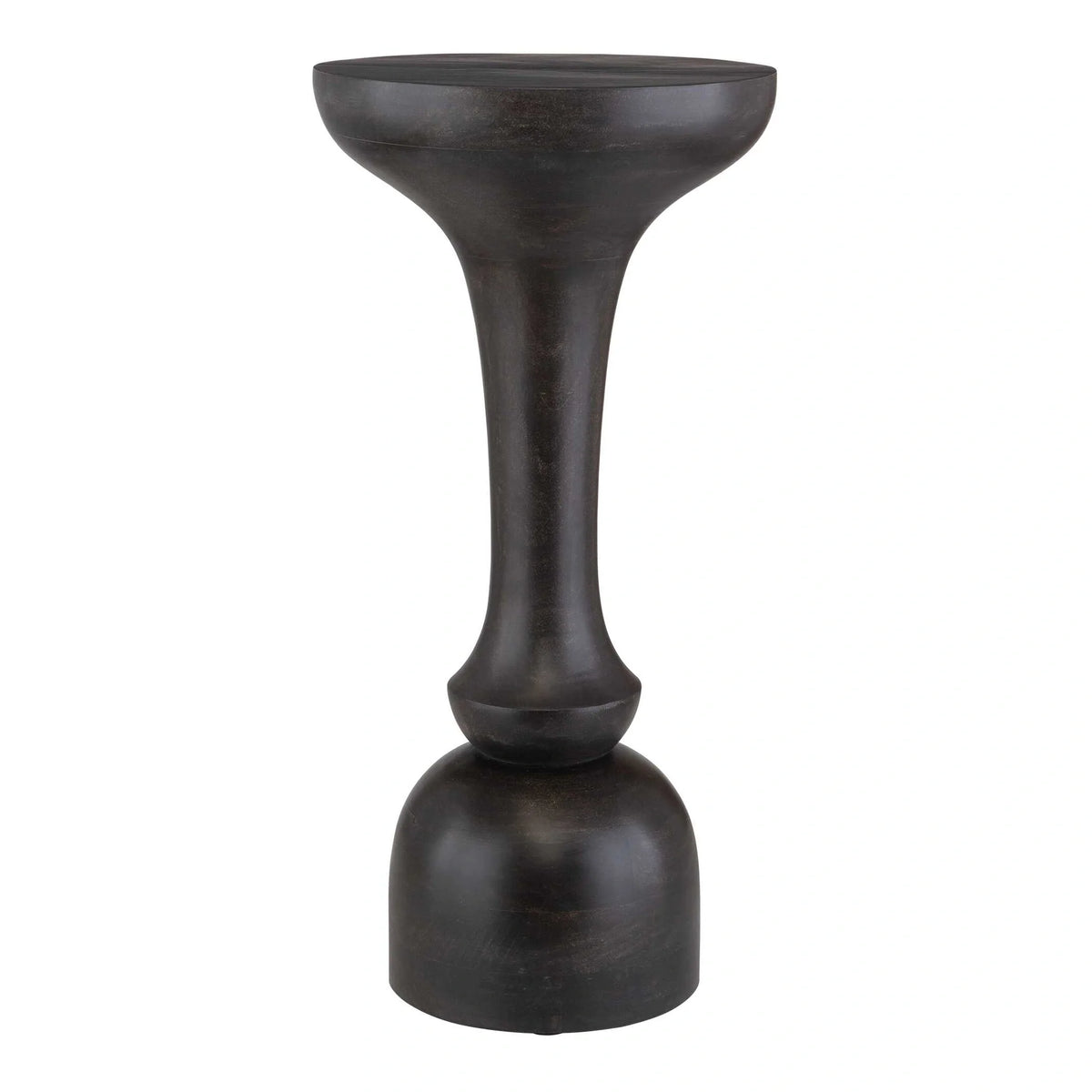 Hourglass Mango Wood Accent Table
