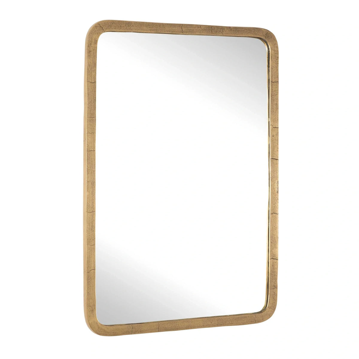 Antique Brass Mirror