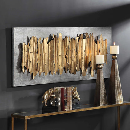 Gold Metal Wall Decor