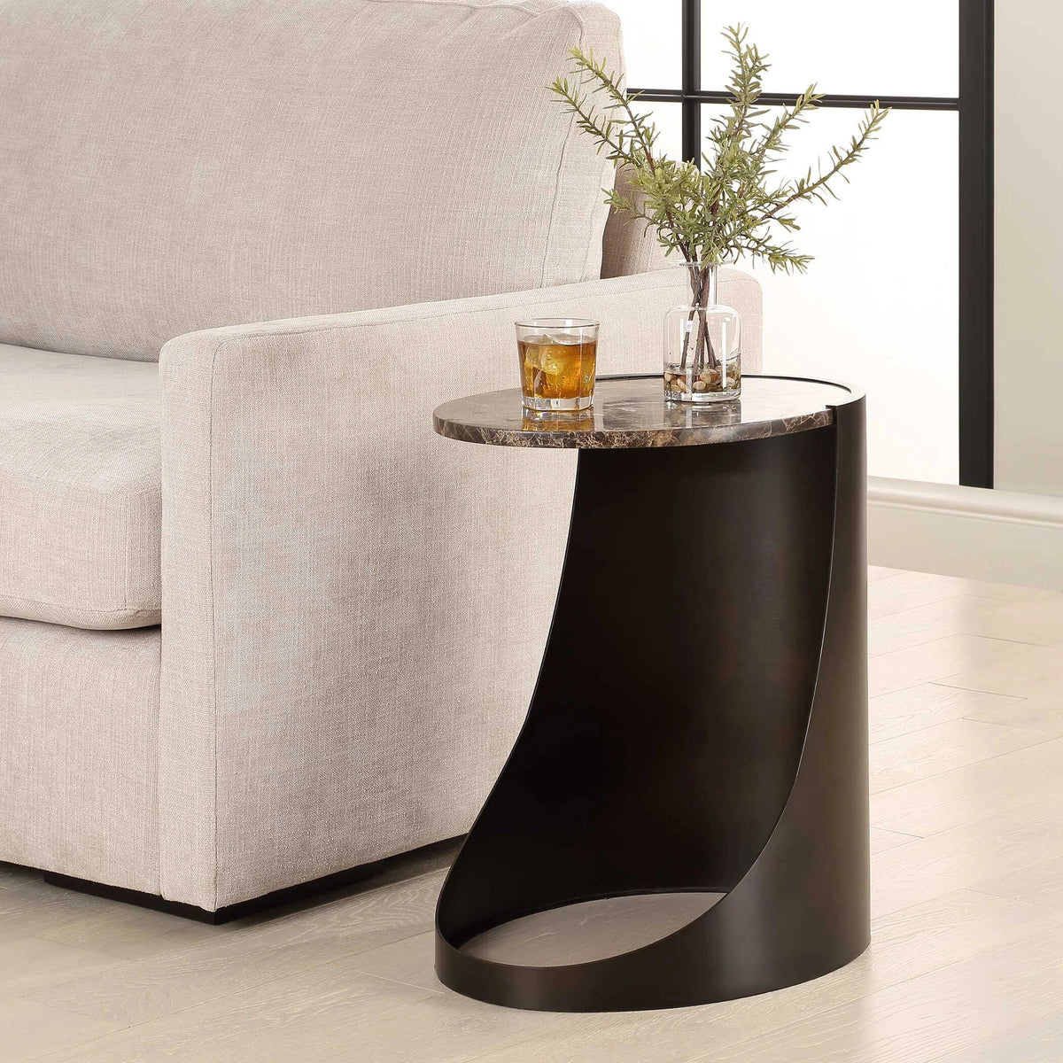 Modern Metal Side Table