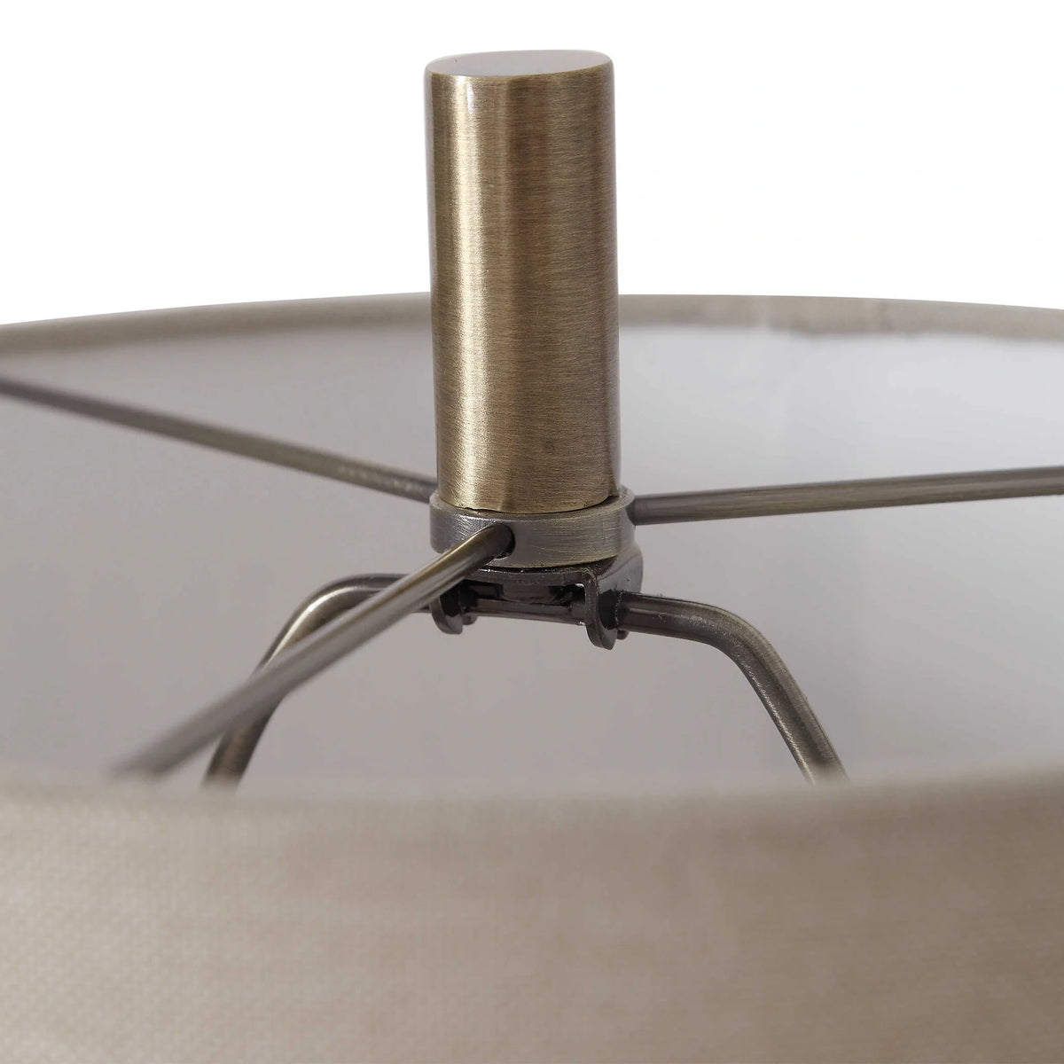 Plated Brass Buffet Lamp
