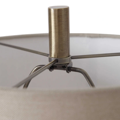 Plated Brass Buffet Lamp