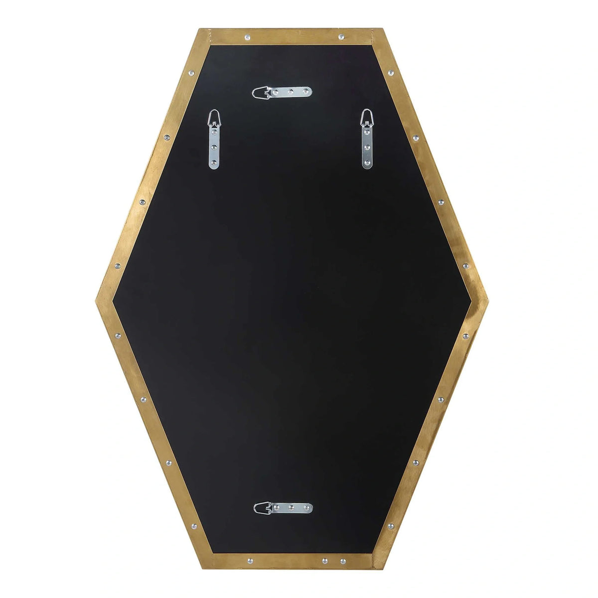 Brass Hexagon Mirror
