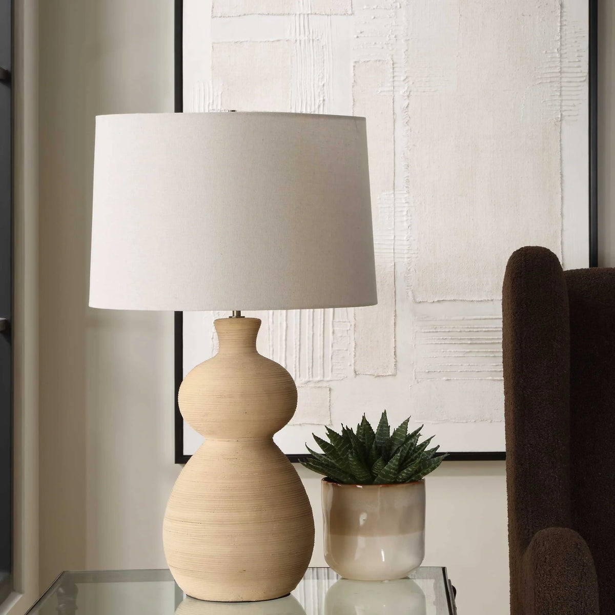 Southwest Clay Table Lamp
