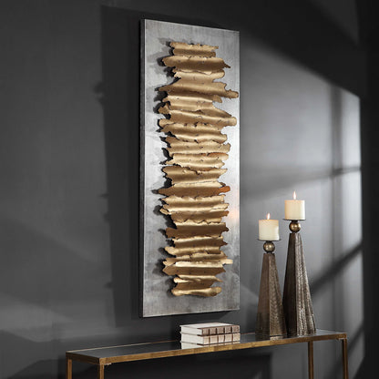 Gold Metal Wall Decor