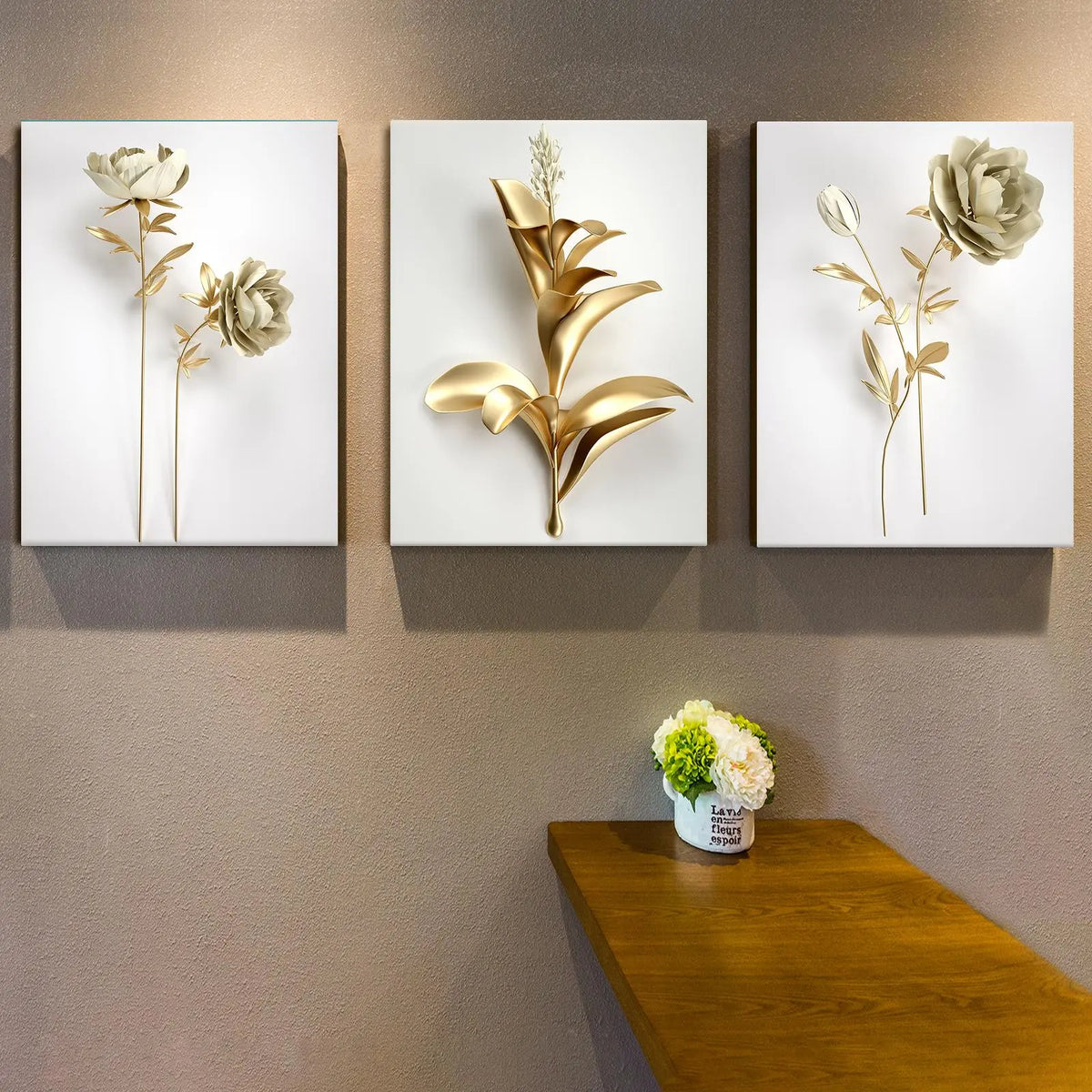 3-Piece Wooden Frame Canvas Art Set