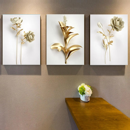 3-Piece Wooden Frame Canvas Art Set