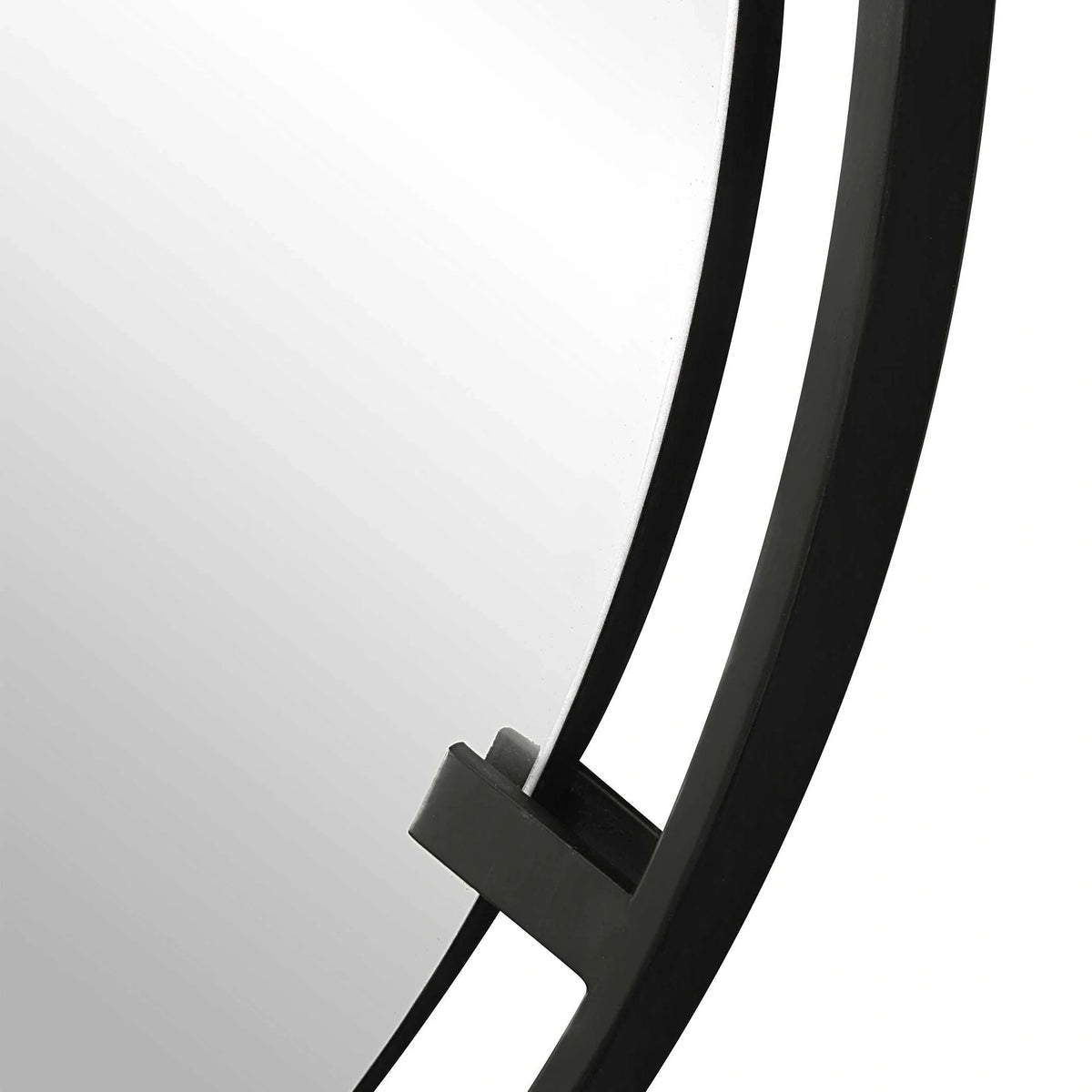 Round Iron Mirror