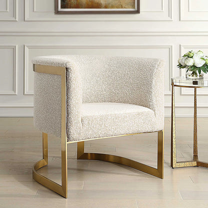 Plush Barrel Chair