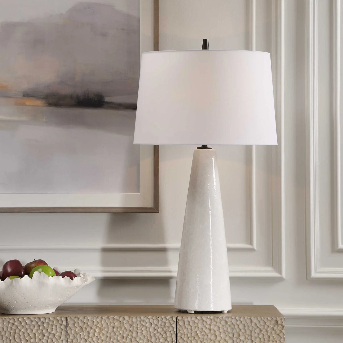 Ivory Glaze Table Lamp