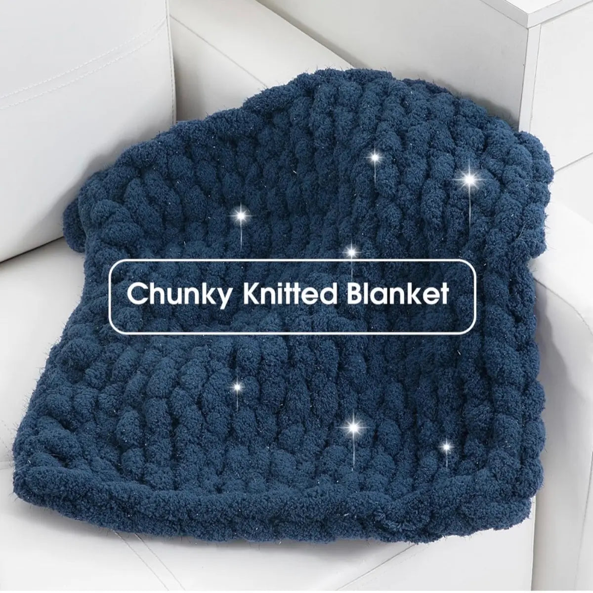 Cute Chunky Knit Blanket