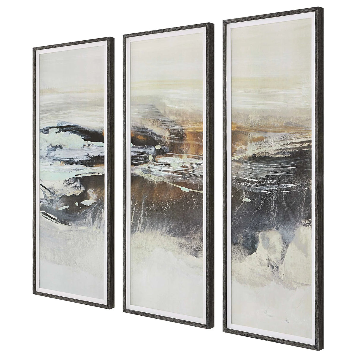 Abstract Framed Prints, Set of 3