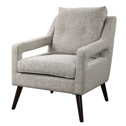 Ink Blue Velvet Armchair