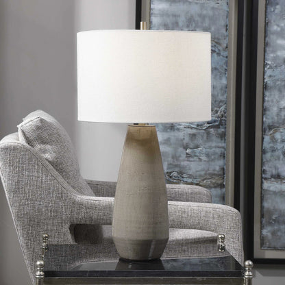 Taupe-Gray Table Lamp