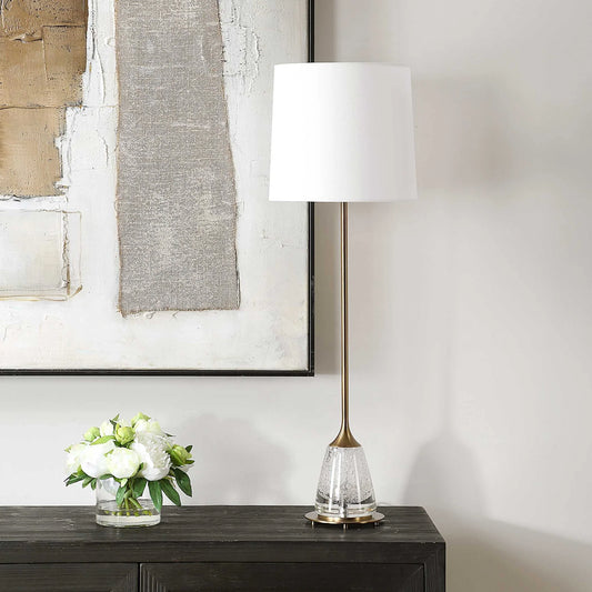Brass Buffet Lamp