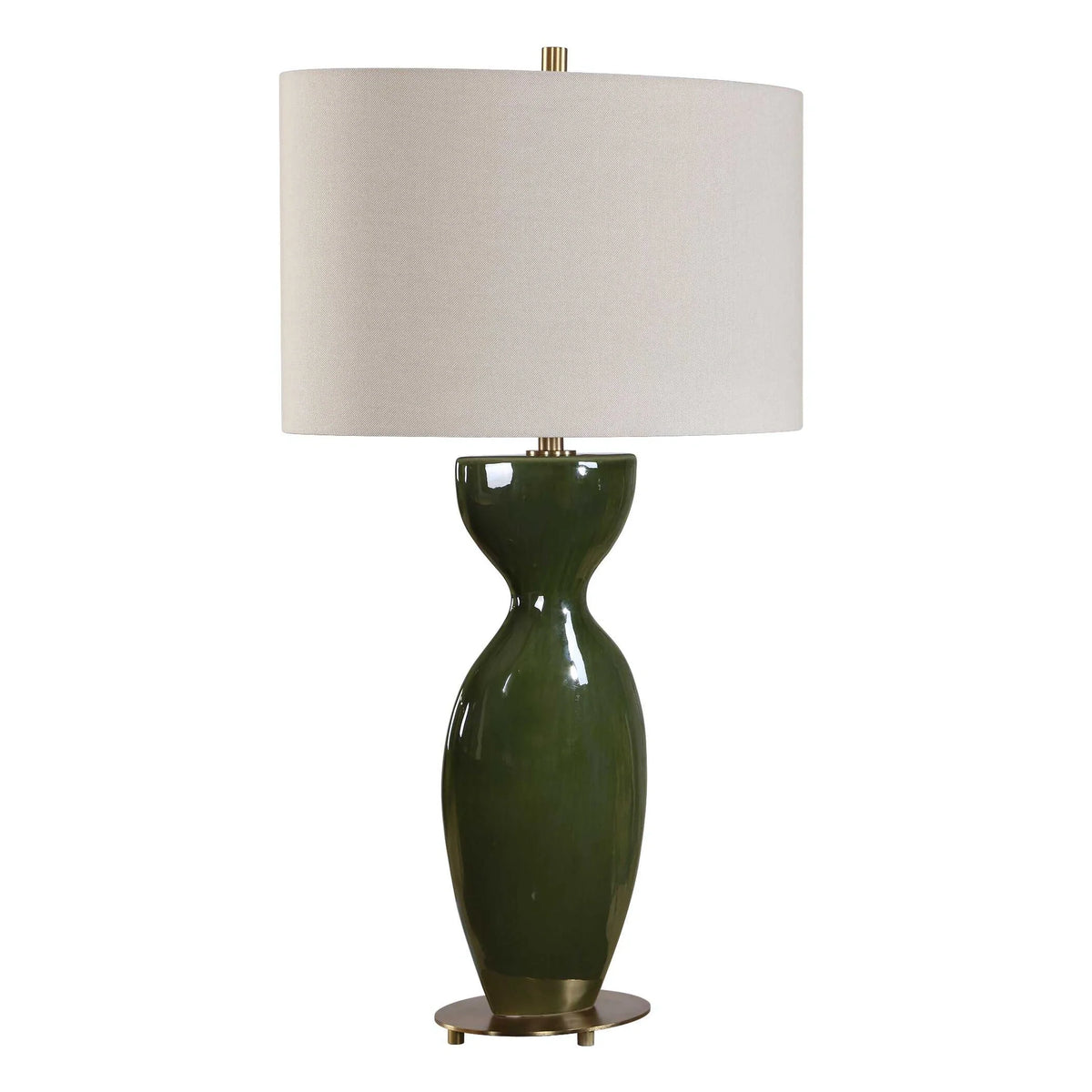 Green Glaze Table Lamp