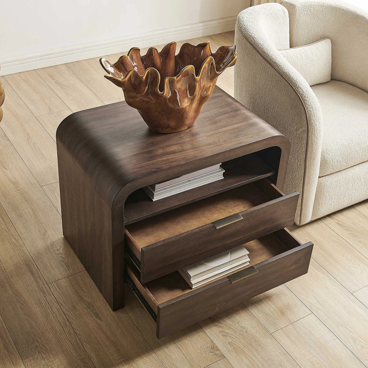 Dark Walnut Side Table