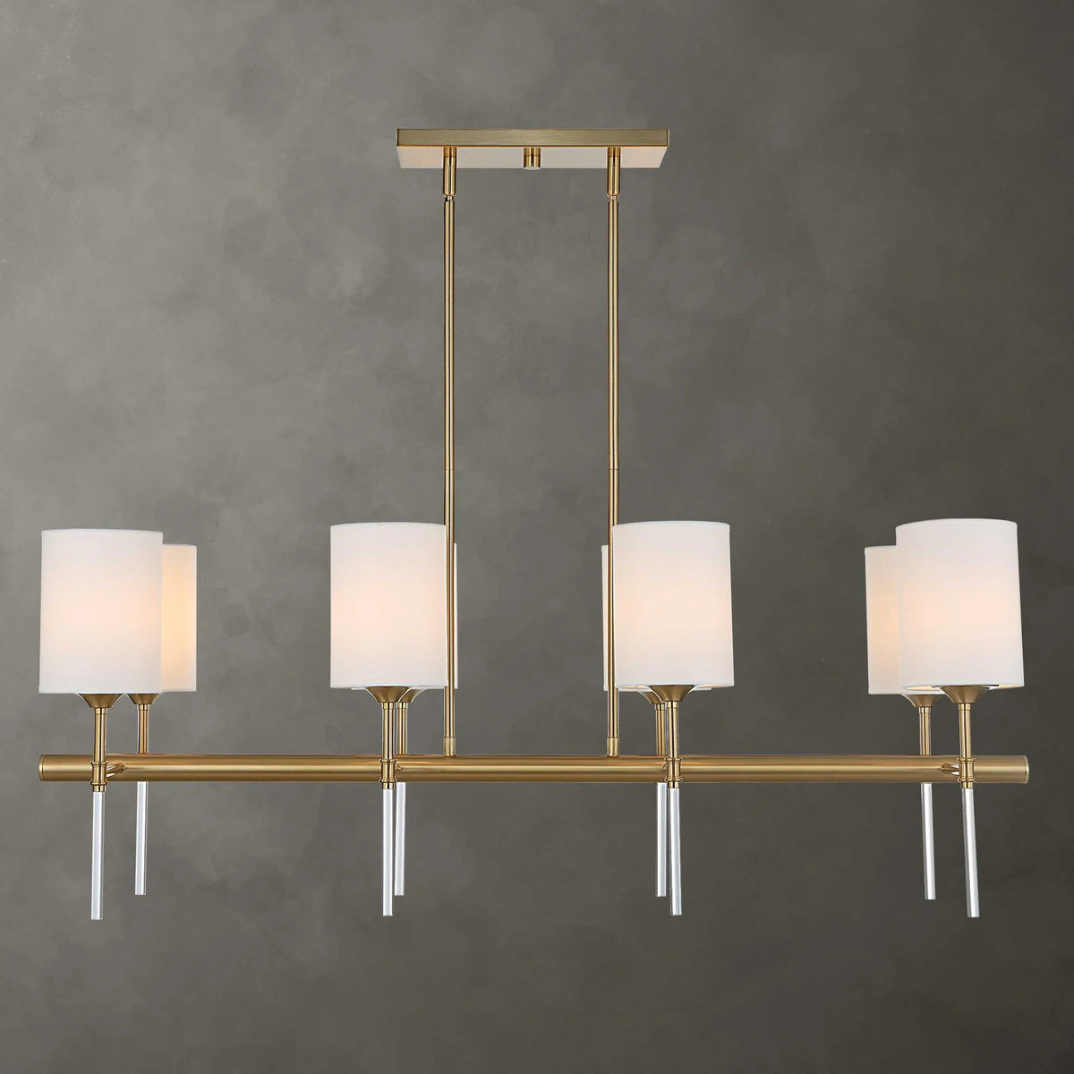 8-Light Linear Chandelier