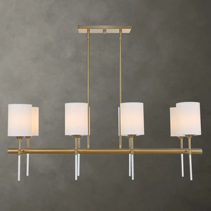 8-Light Linear Chandelier