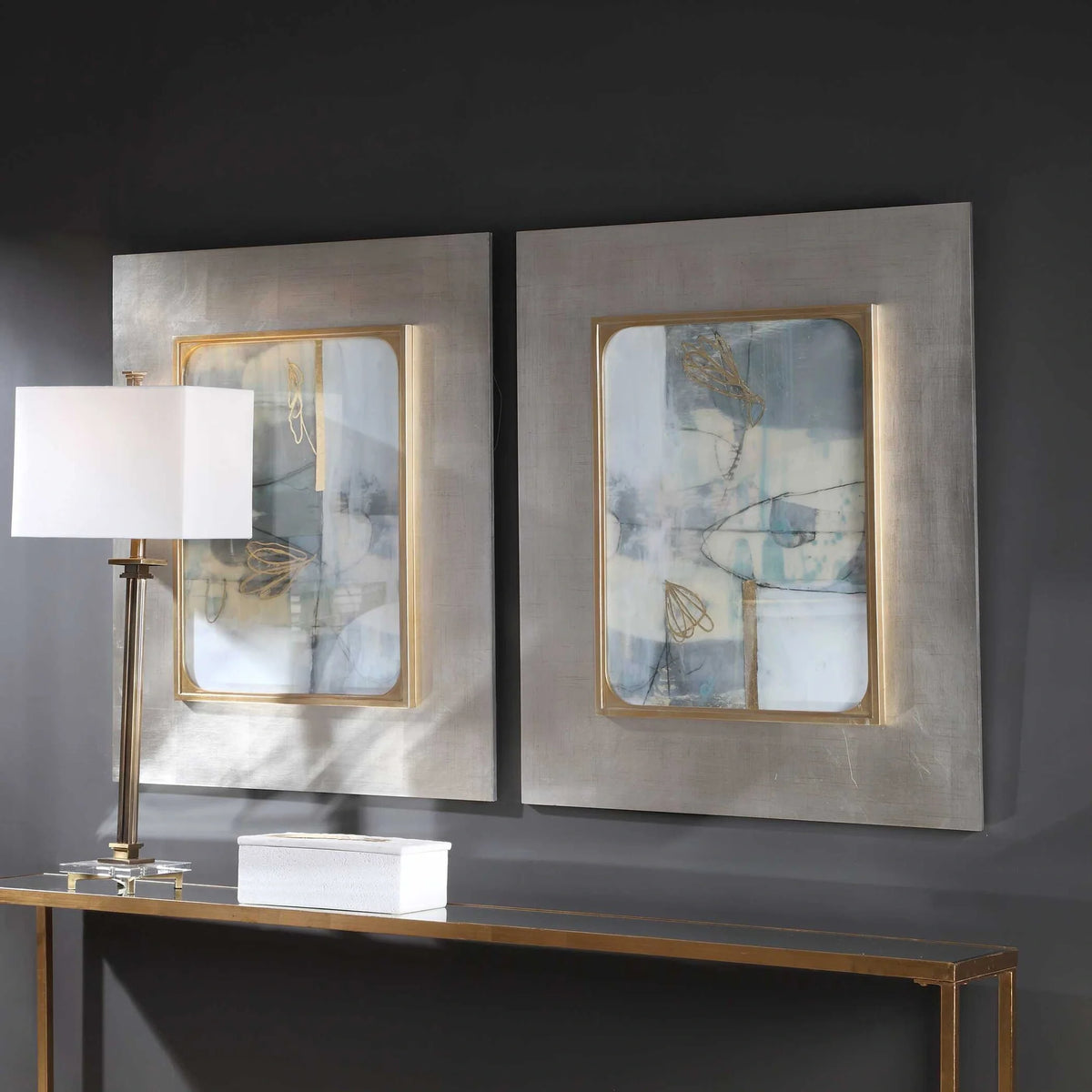 Whimsical Abstract Prints, Set of 2