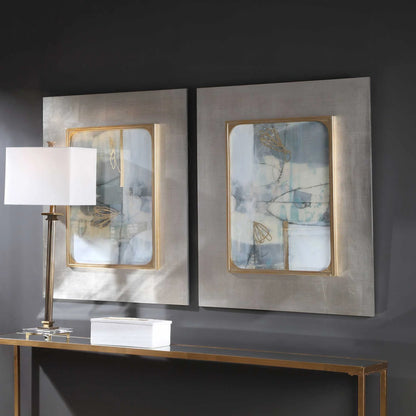 Whimsical Abstract Prints, Set of 2