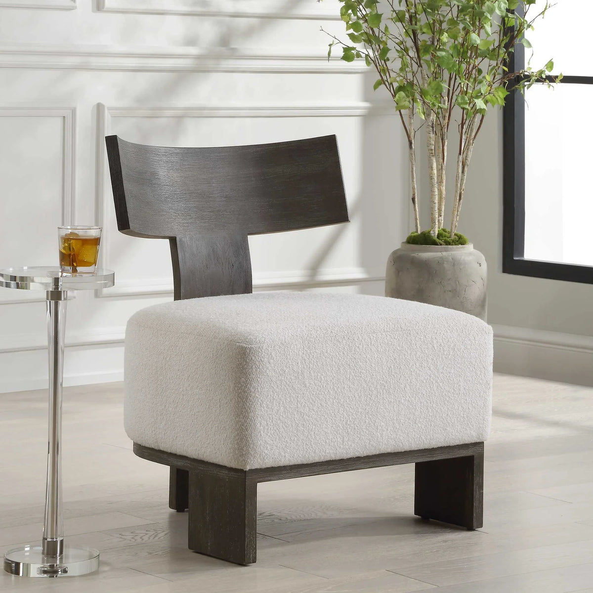 Klismos Accent Chair