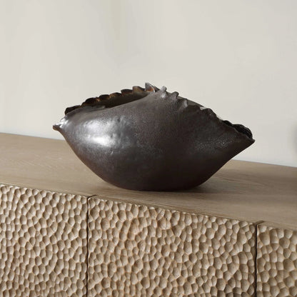 Bronzed Metallic Vase