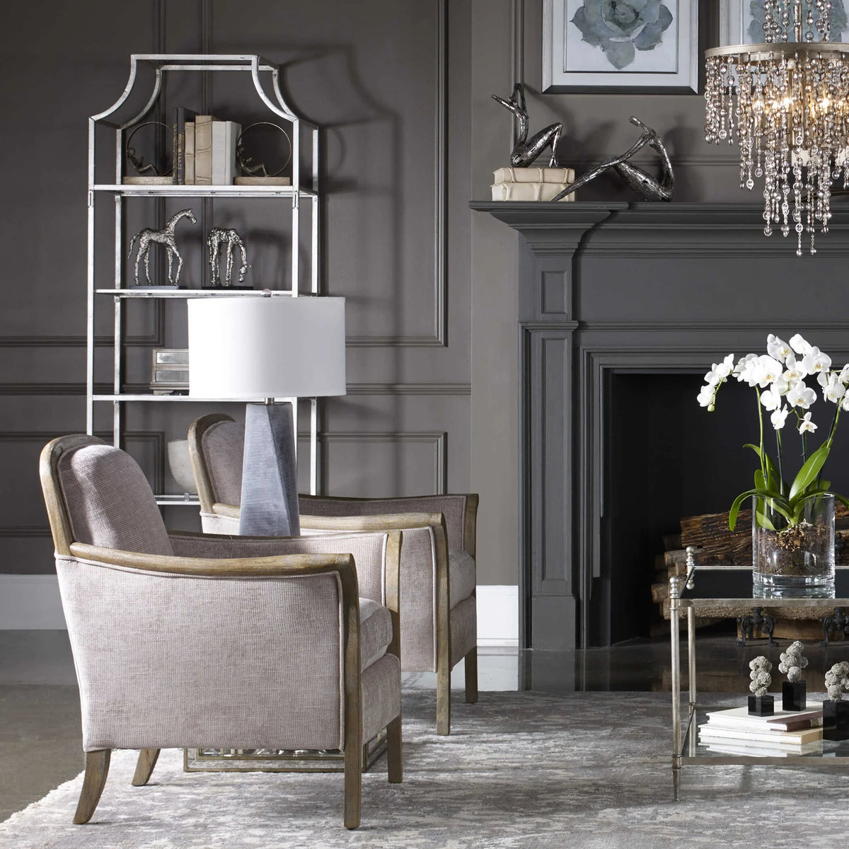 Silver Etagere