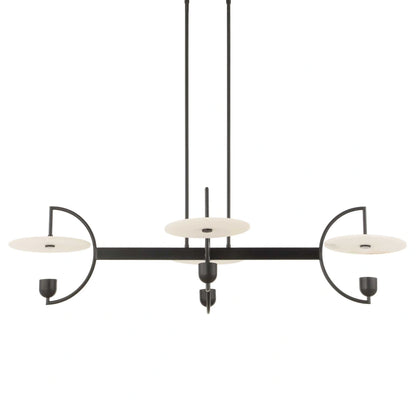 4 Light Linear LED Chandelier