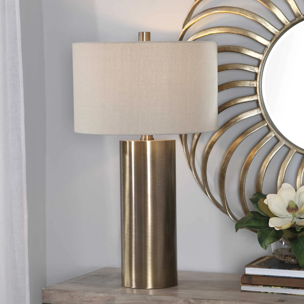 Brushed Brass Table Lamp