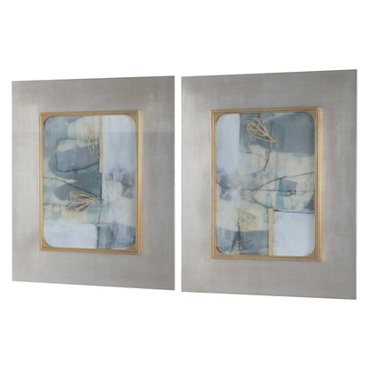 Whimsical Abstract Prints, Set of 2