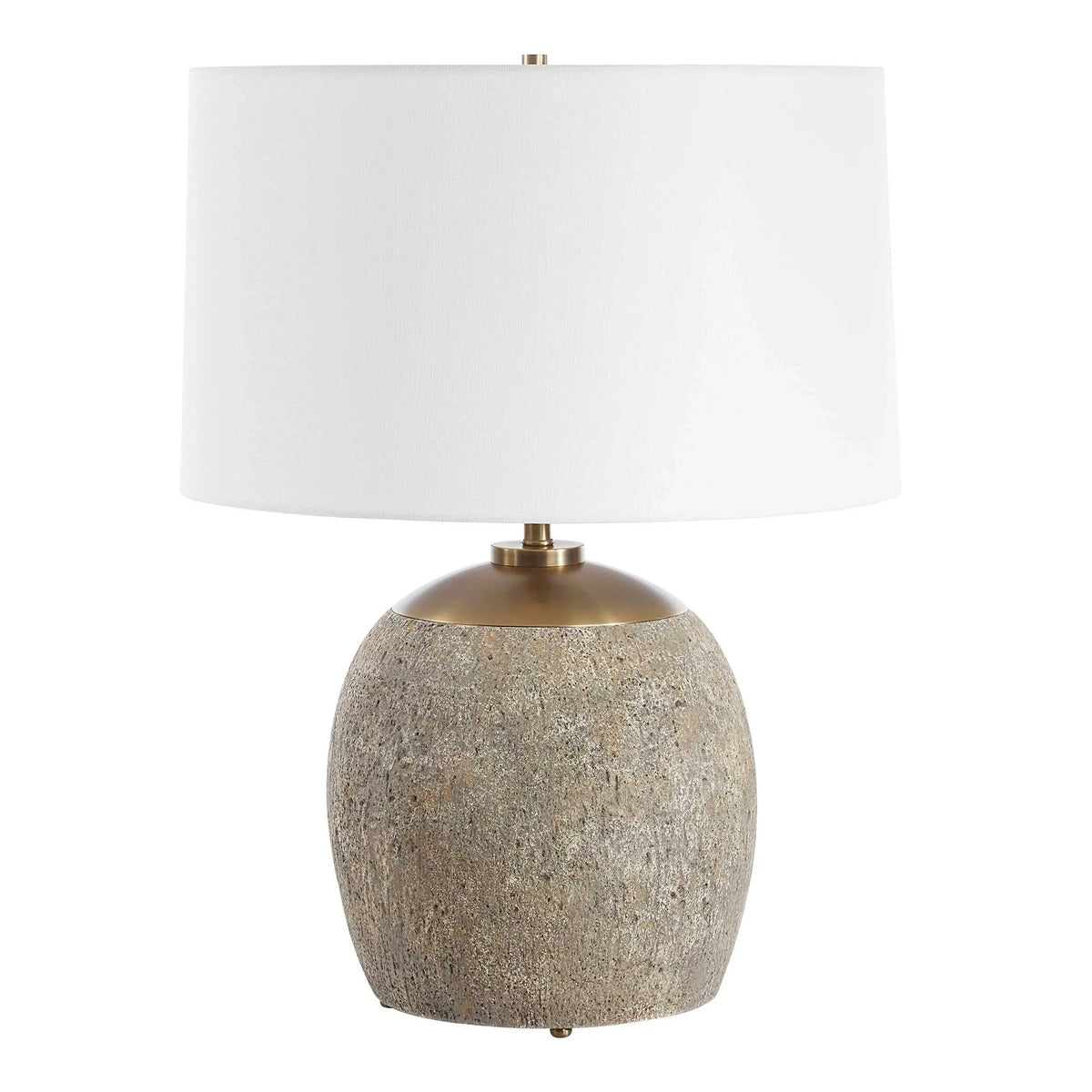 Textured Concrete Table Lamp