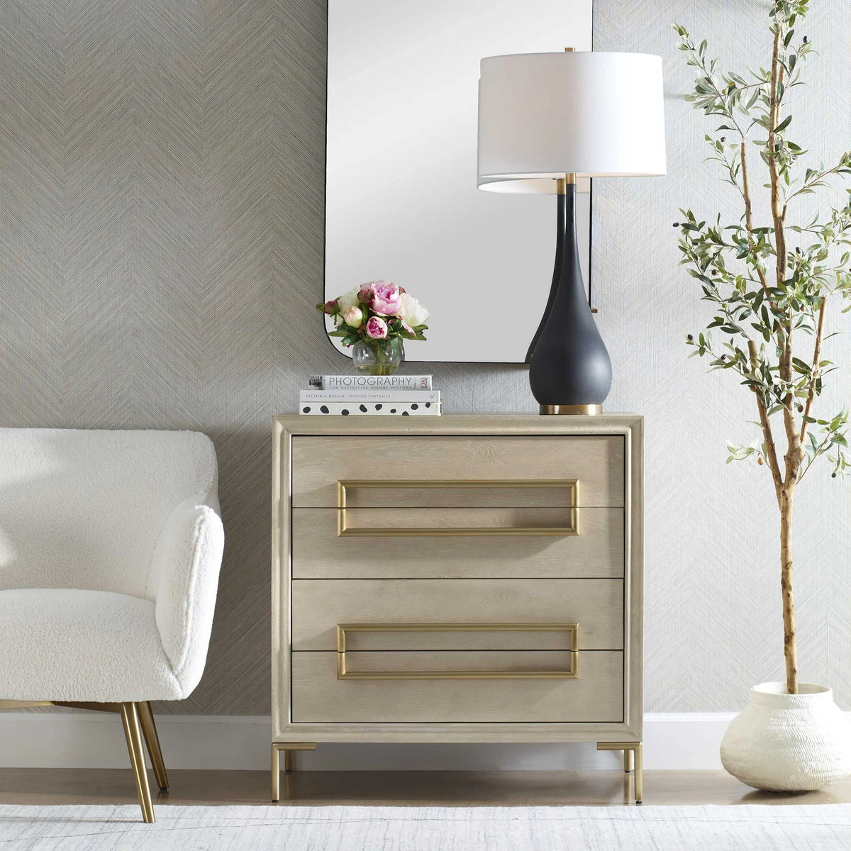 Light Oak Accent Chest