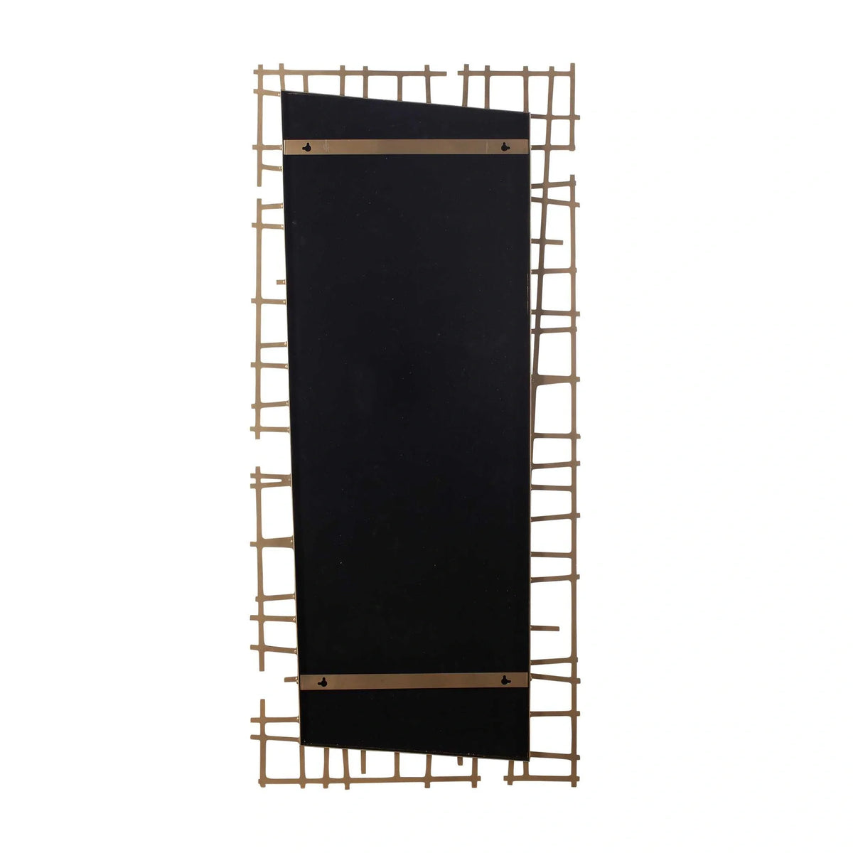 Geometric Mirrored Wall Decor