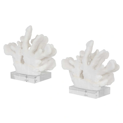 White Bookends Set/2