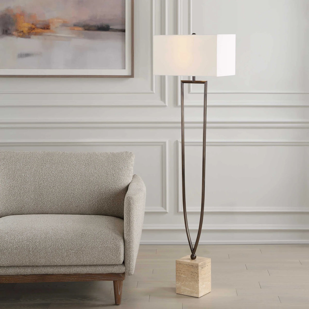 Split Iron Floor Lamp