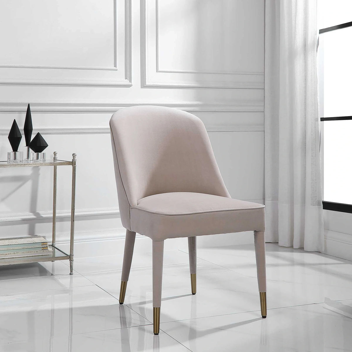 Armless Chairs, Set of 2