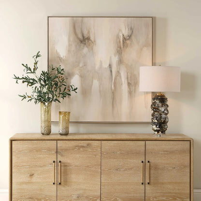 Hand-Painted Abstract Canvas