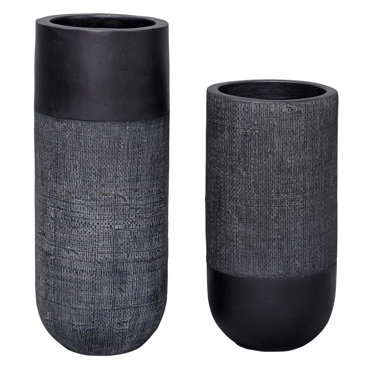 Black Vases Set/2