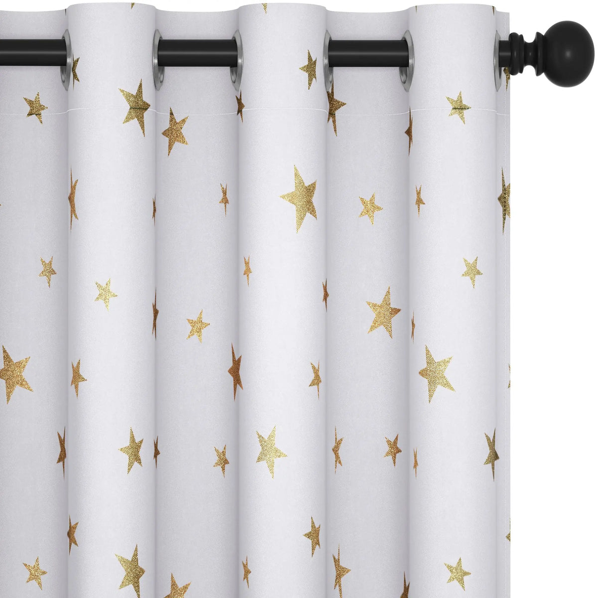 Transform Your Bedroom with Luxurious Blackout Curtains - 2 Panels Featuring a Stunning Constellation Pattern for Ultimate Light Blocking and Privacy