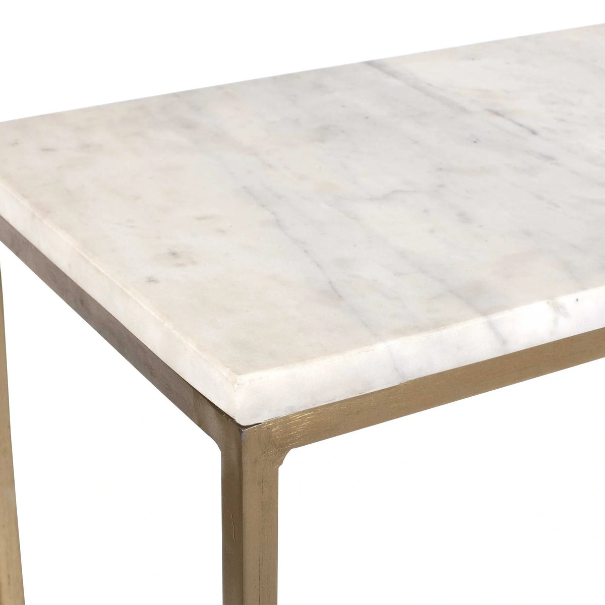 Marble-Top Console Table