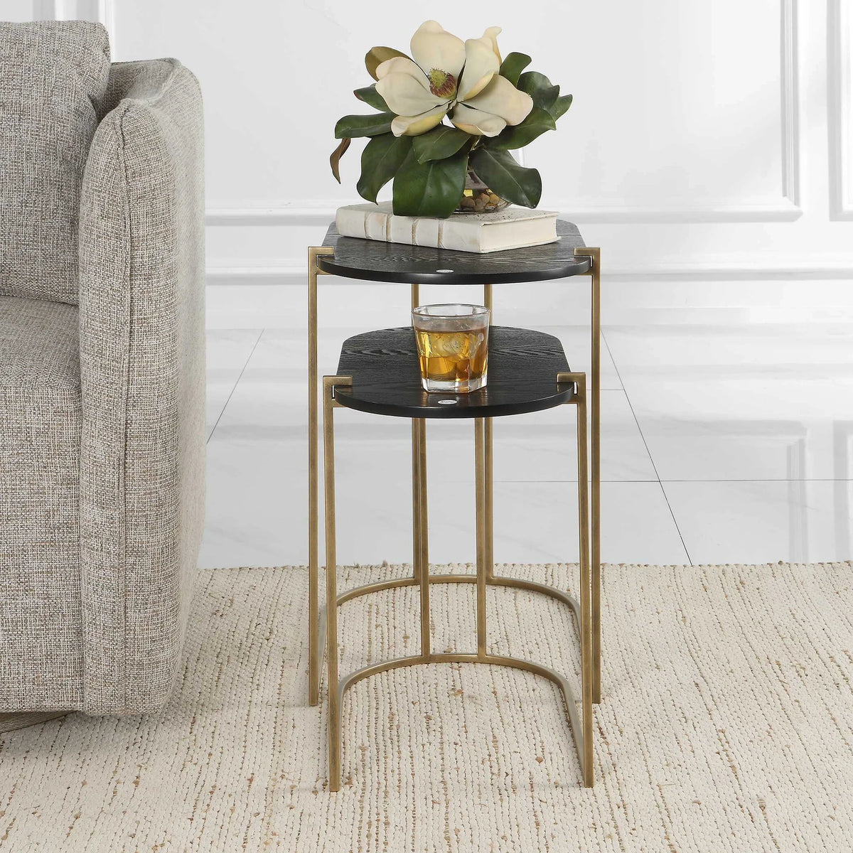 Wood Nesting Tables Set/2