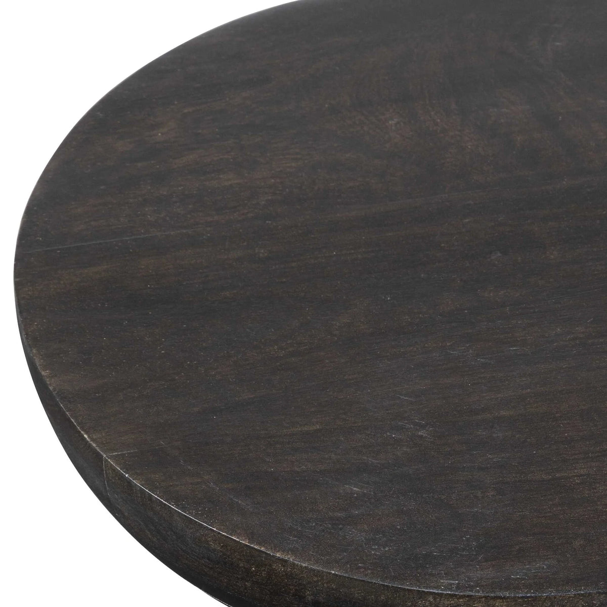 Hourglass Mango Wood Accent Table